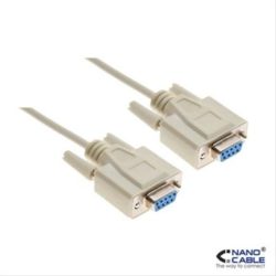CABLE SERIE RS232 DB9/H-DB9/H 1.8M NANOCABL