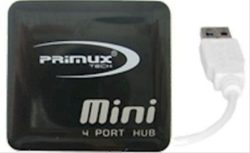 HUB USB 4 PUERTOS PRIMUX H105 MINI NEGRO