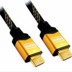 CABLE HDMI V1.4 (ALTA VELOCIDAD / HEC) A/M-A/M ORO 5.0M
