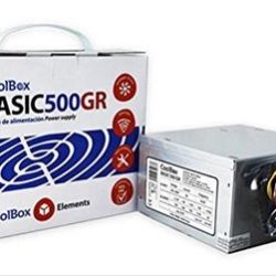 FUENTE ATX 500W COOLBOX BASIC500GR (20+4PIN)