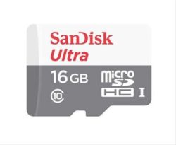 MEMORIA MICRO SD 16GB SD/HC SANDISK CLASE 10+ADAPTADOR