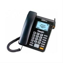 TELEFONO FIJO MAXCOM FIXED PHONE MM28D NEGRO·