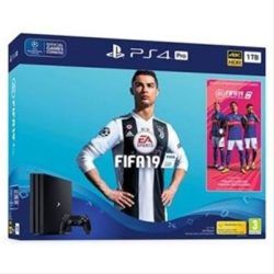 CONSOLA SONY PS4 PRO 1TB + FIFA 19