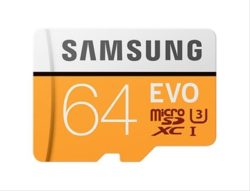MEMORIA MICRO SDXC 64GB SAMSUNG EVO CON ADAPTADOR CLASE 10