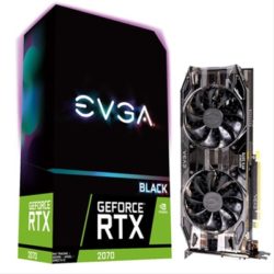 VGA EVGA GEFORCE RTX 2070 8GB GDDR6 BLACK GAMING