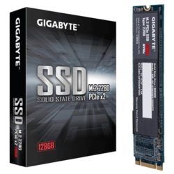 SSD M.2 2280 128GB GIGABYTE PCIE NVMe X2 R1100/W500 MB/s