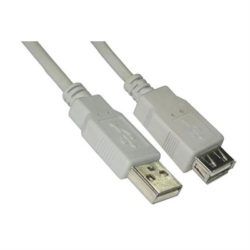 CABLE USB 2.0 PROLONGACION A/M-A/H 1.8M
