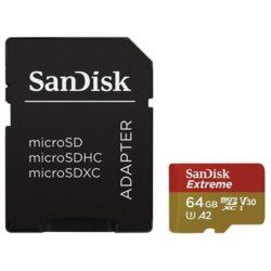 MICROSD SANDISK EXTREME MICROSDXC 64GB+SD AD·