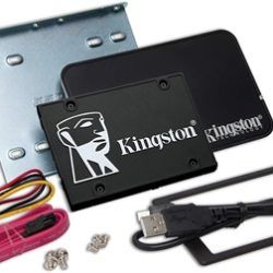 SSD 2.5" 510GB KINGSTON 512G KC600 SATA3 KIT MONTAJE